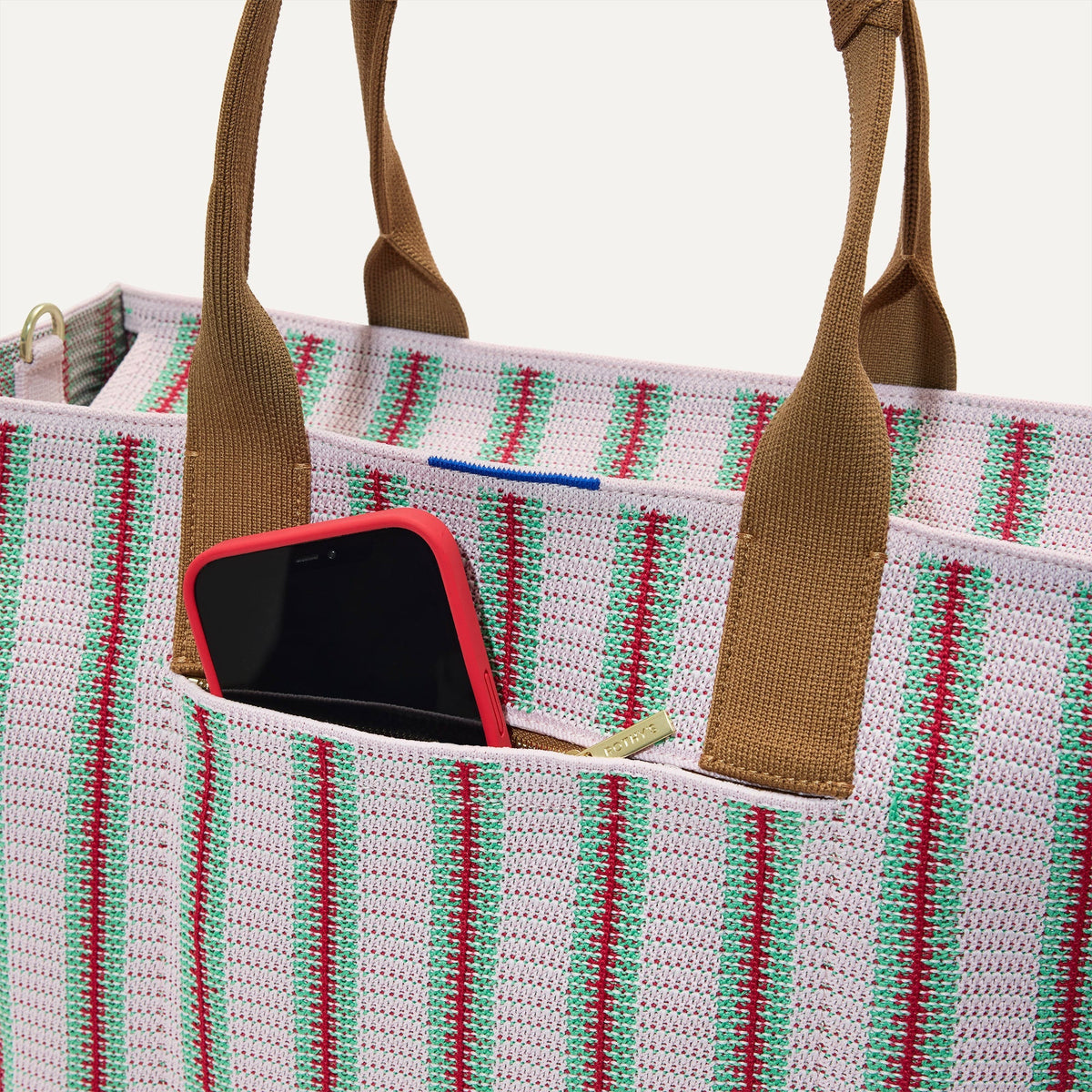 The Classic Tote in Watermelon Market Stripe | Rothys Women|Bags