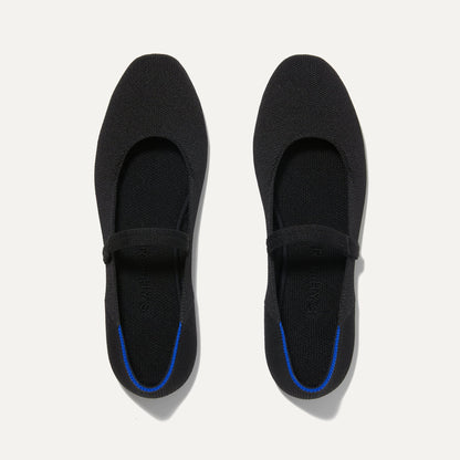 The Square Mary Jane in Black | Rothys Women