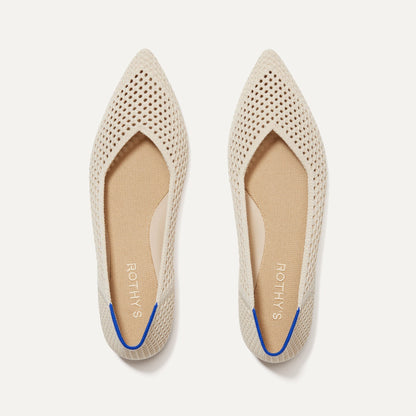 The Point II in Off White Mesh | Rothys Women