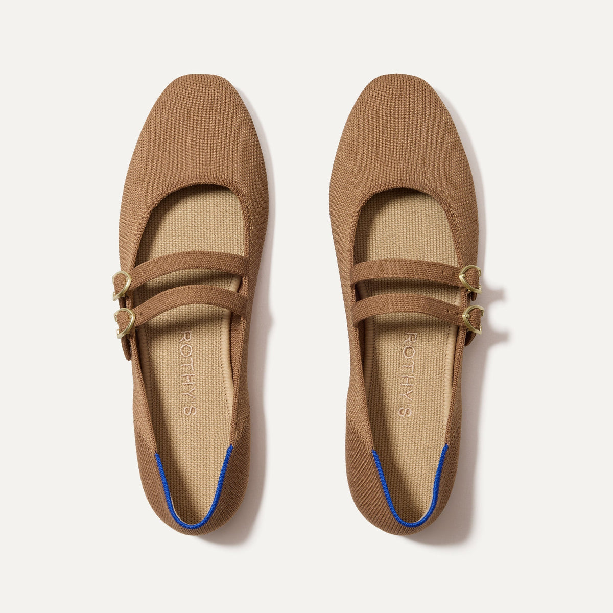 The Double Buckle Mary Jane in Java Chip | Rothys Women