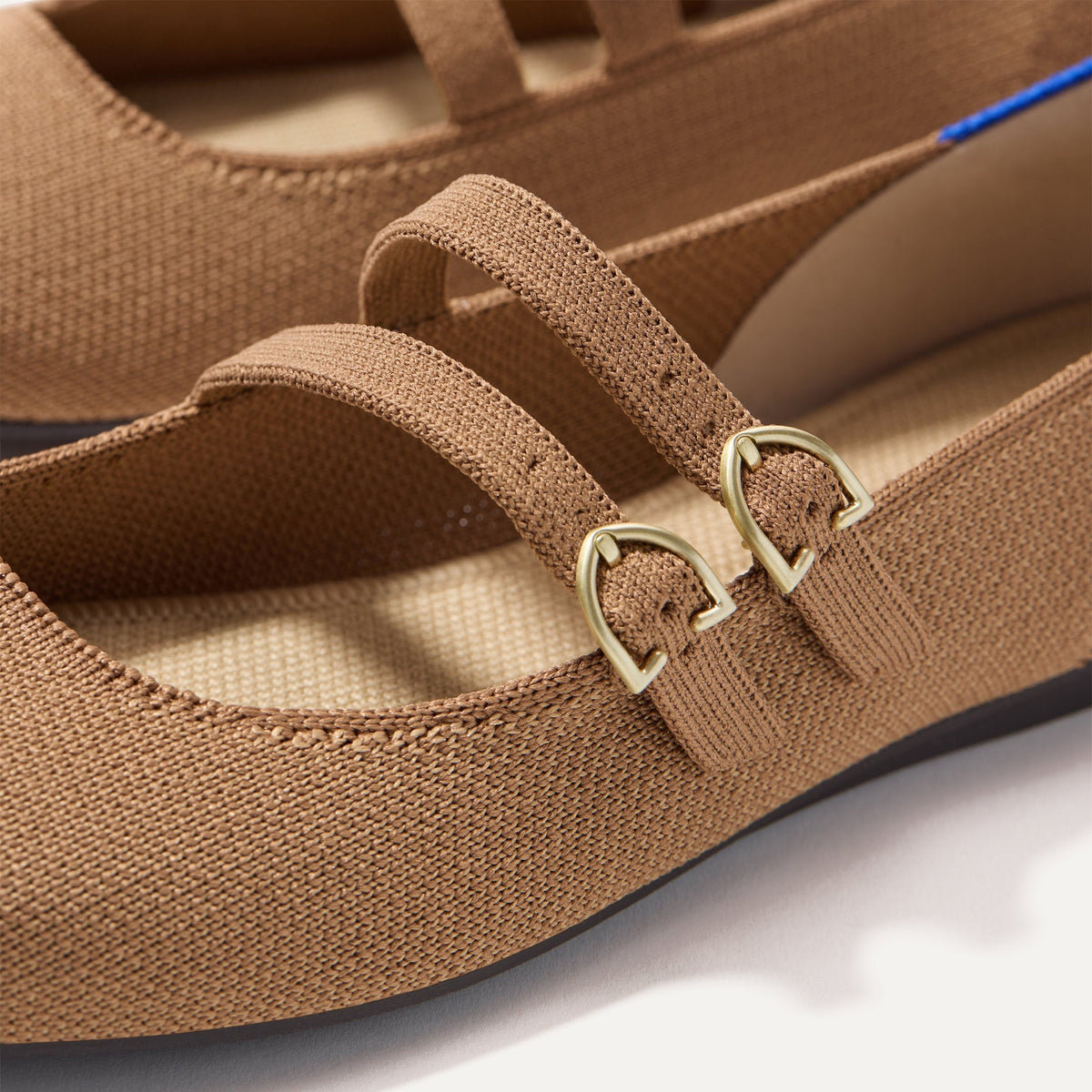 The Double Buckle Mary Jane in Java Chip | Rothys Women