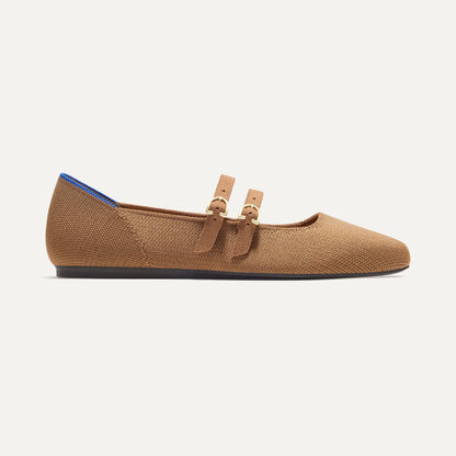 The Double Buckle Mary Jane in Java Chip | Rothys Women