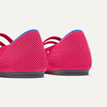 The Double Buckle Mary Jane in Rouge Crochet | Rothys Women