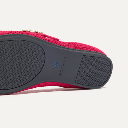 The Double Buckle Mary Jane in Rouge Crochet | Rothys Women
