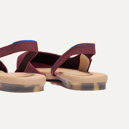 The Almond Slingback in Syrah | Rothys Women