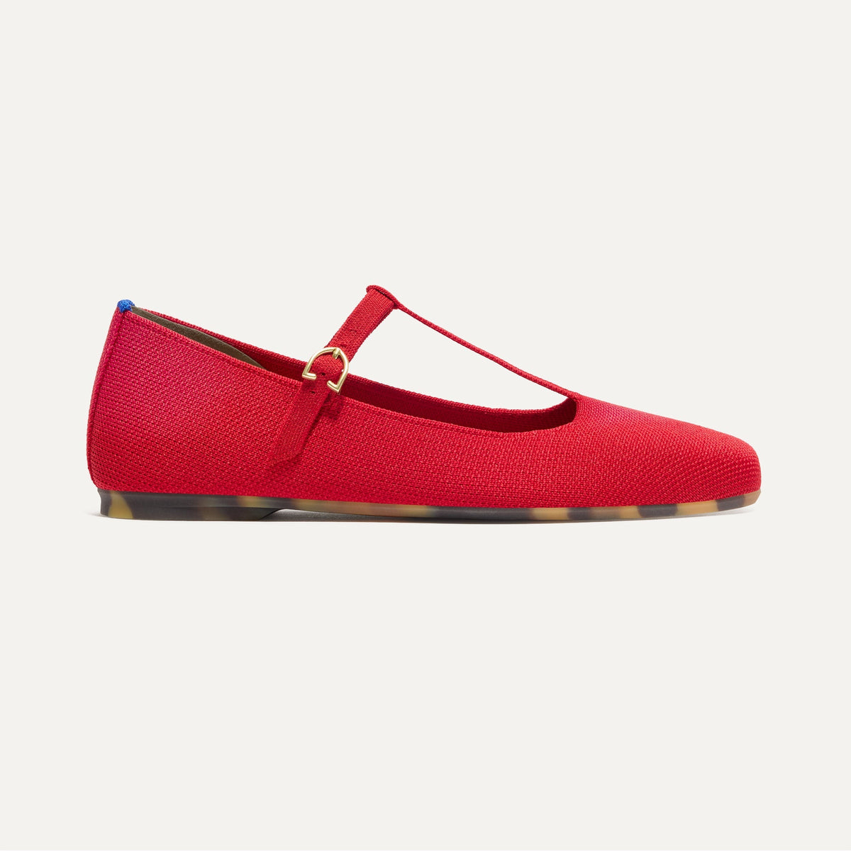 The T–Strap Mary Jane in Red Crisp | Rothys Women