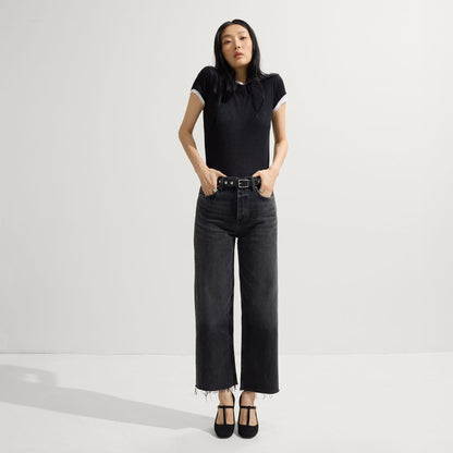 The T-Strap Mary Jane in Black | Rothys Women