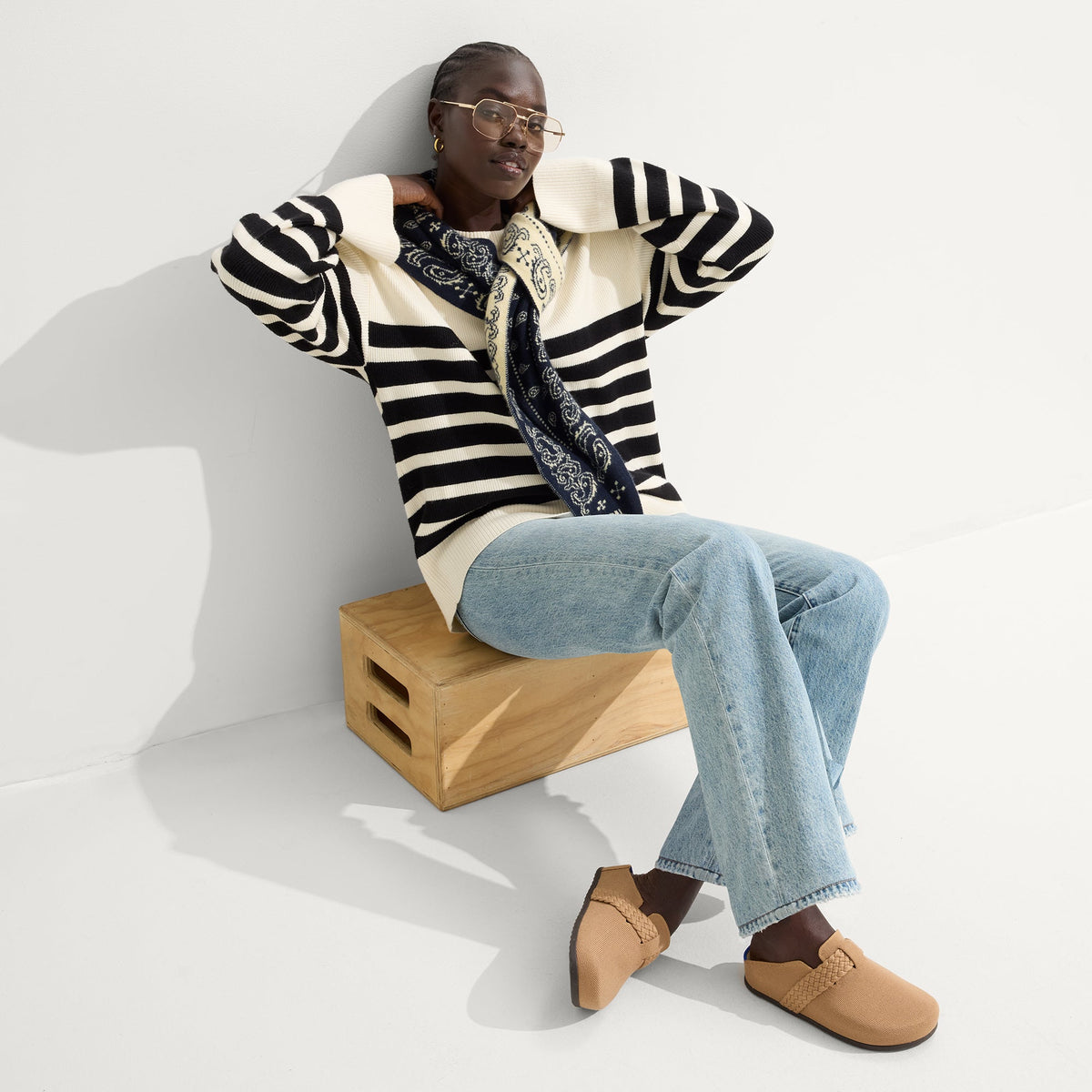 The Braid Clog in Butternut | Rothys Women