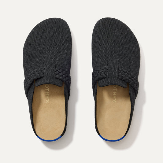 The Braid Clog in Black | Rothys Women