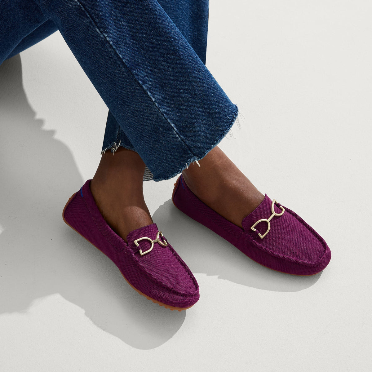 The Double Bit Driver in Purple Sapphire | Rothys Women