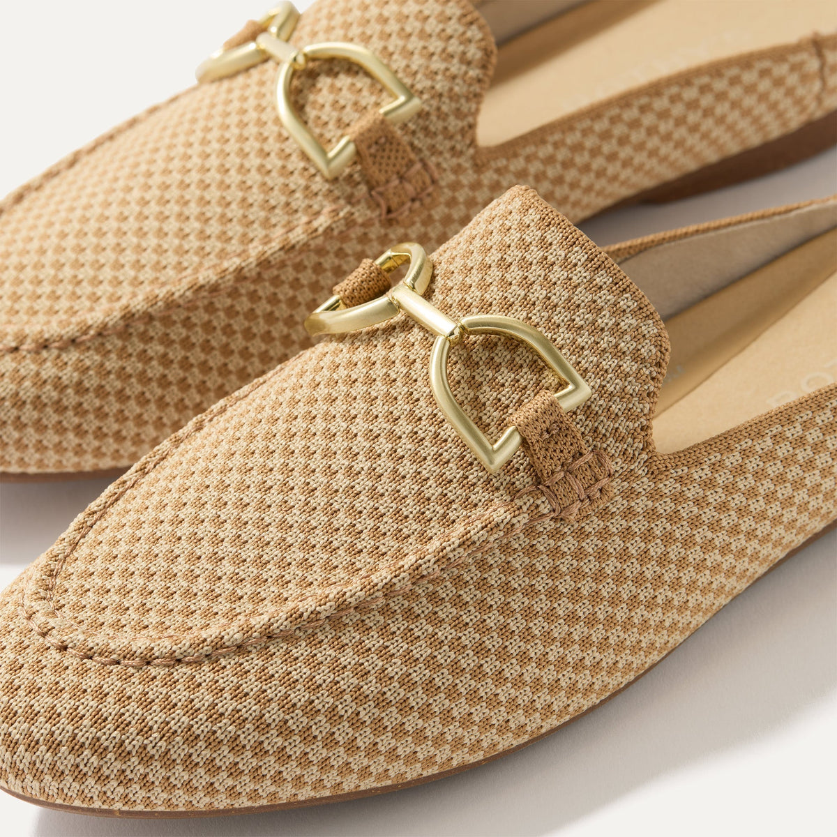 The Double Bit Loafer Mule in Waffle Micro Check | Rothys Women