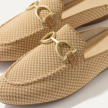 The Double Bit Loafer Mule in Waffle Micro Check | Rothys Women