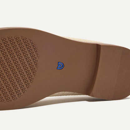 The Penny Loafer in Conch Raffia-Knit for Women | Rothys Women