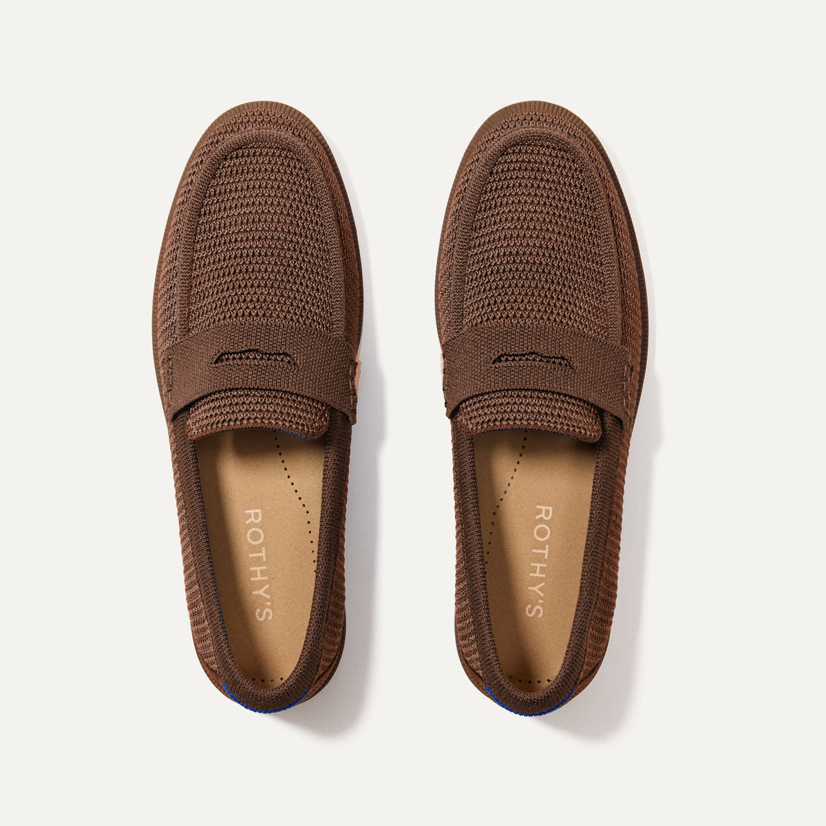 The Penny Loafer in Cinnamon Raffia-Knit for Women | Rothys Women