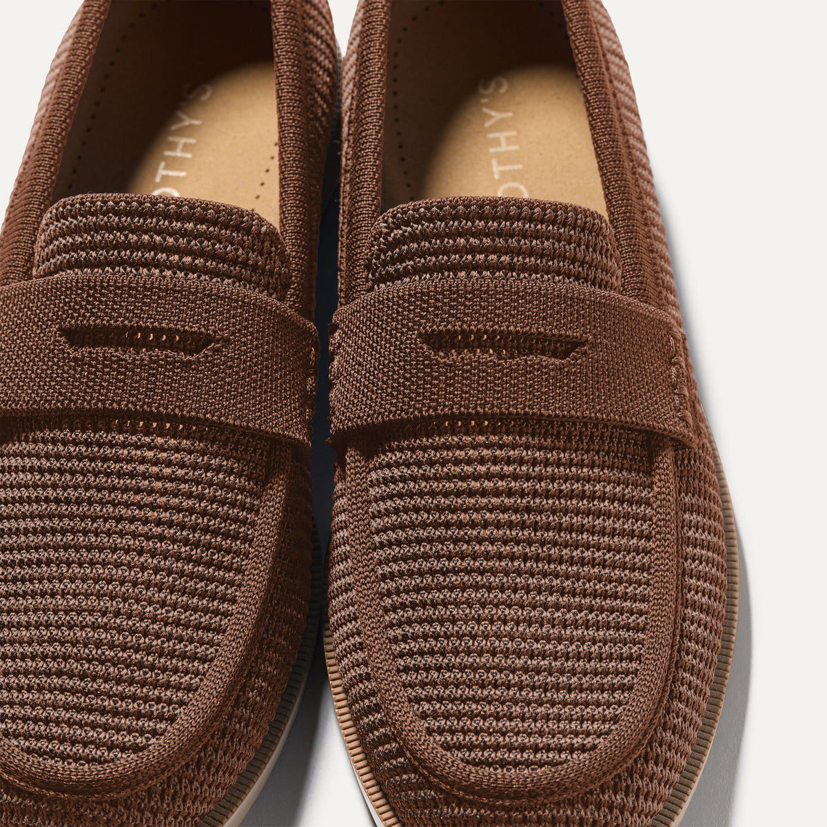 The Penny Loafer in Cinnamon Raffia-Knit for Women | Rothys Women