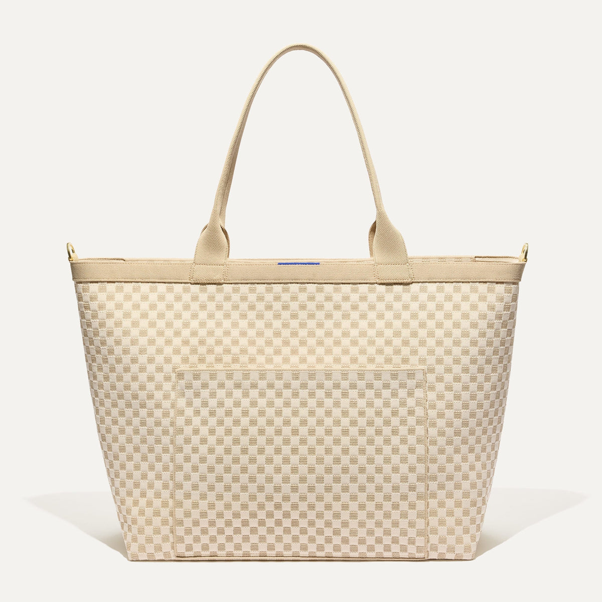 The Zip Travel Tote in Parchment Basketweave | Rothys Bags