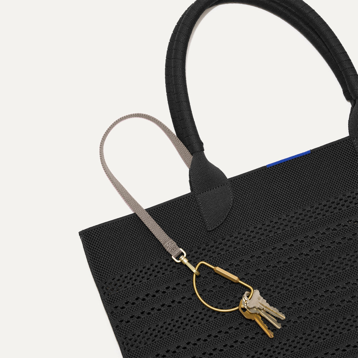 The Lightweight Tote in Black Crochet | Rothys Bags
